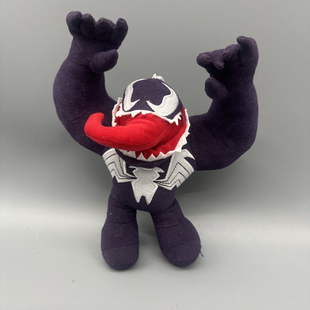 Marvel Gurihiru Venom Plush Toy by Sekiguchi 2018 Rare - Discontinued- US Seller